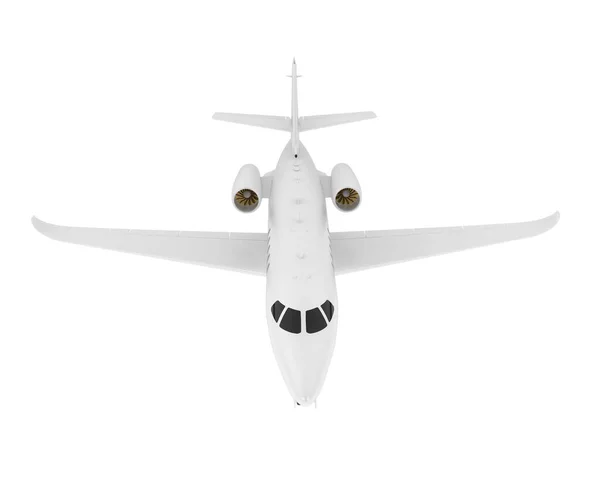 Modell Illustration Vita Flygplan Cessna Isolerad Ljus Bakgrund — Stockfoto