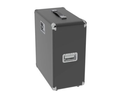 Bas yükselticisi beyaz arkaplanda izole edildi