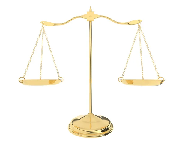Scales Justice Illustration — Stock Photo, Image