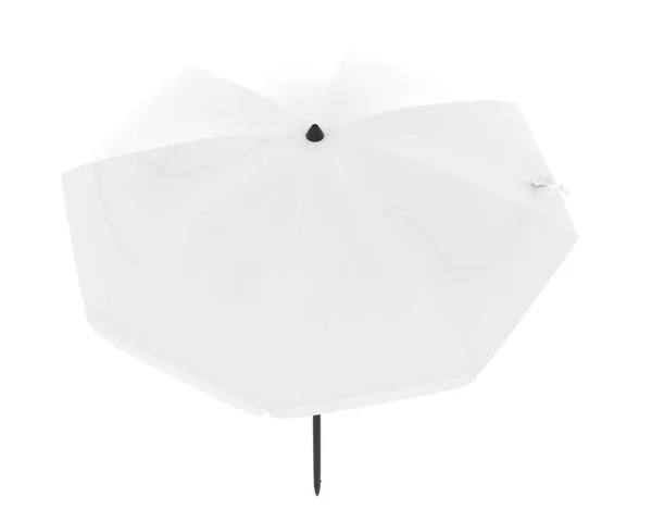 Otevřené Deštník Izolovaných Bílém Pozadí — Stock fotografie