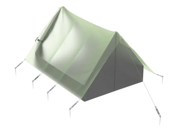 Tente Moderne Isolée Sur Fond Rendu Illustration — Photo