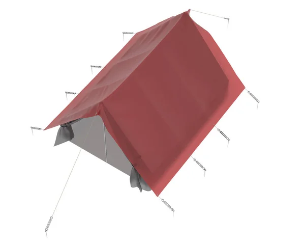 背景に隔離された現代テント 3Dレンダリング イラスト — ストック写真