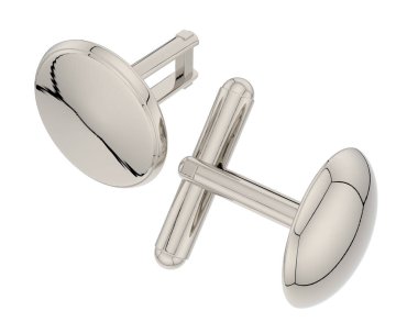 Kol düğmeleri arka planda izole. 3d görüntüleme - illüstrasyon