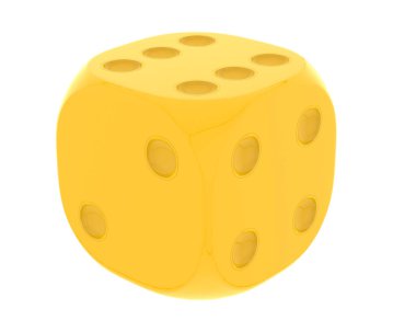 Zar küpü beyaz arkaplanda izole edildi