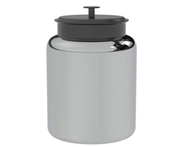 Cam kavanozun 3d renginde çizimi