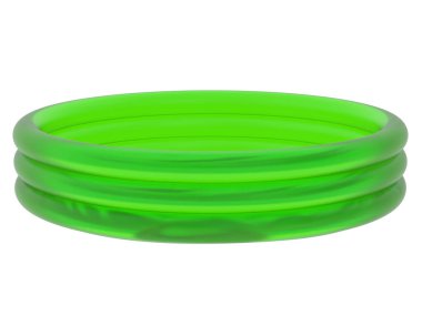 Çocuk havuzu gri arka planda izole edilmiş. 3d görüntüleme - illüstrasyon