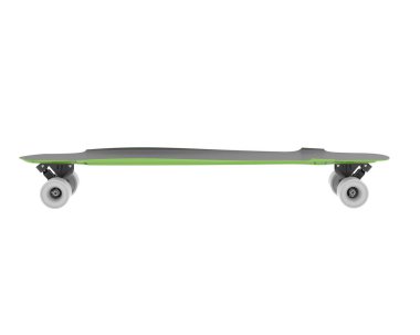 Beyaz arka planda uzun pano izole edildi. 3d görüntüleme - illüstrasyon