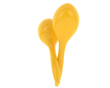 maracas enstrüman simgesi 3d illüstrasyon