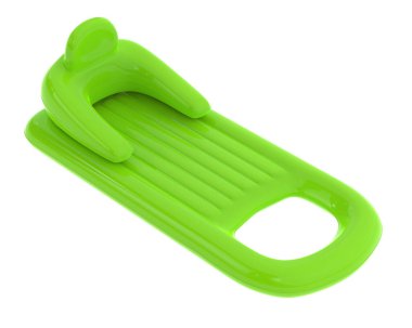 Arka planda izole edilmiş havuz balonu. 3d görüntüleme - illüstrasyon