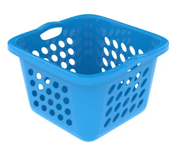 Laundry Basket Isolated White Background — Stock Photo, Image