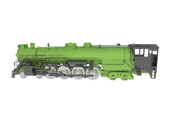 Lokomotive Isoliert Auf Weißem Hintergrund Darstellung Illustration — Stockfoto