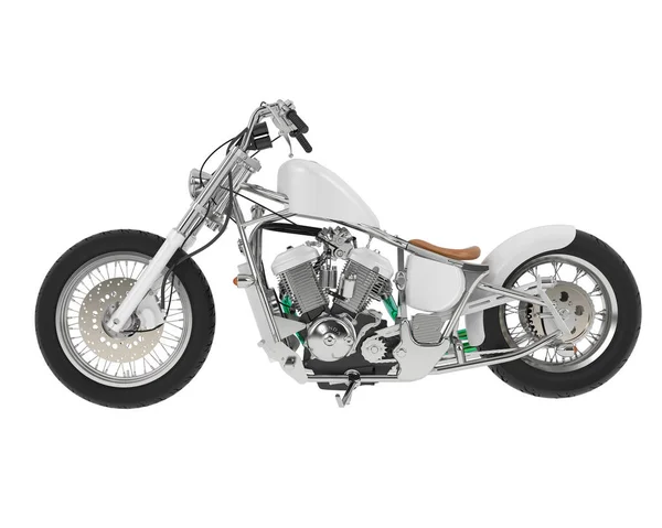 Motorrad Isoliert Hintergrund Darstellung Illustration — Stockfoto