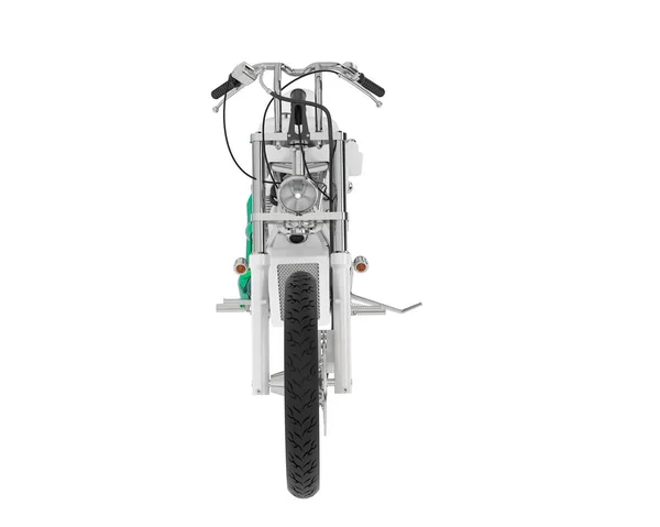 Motorcykel Isolerad Bakgrunden Återgivning Illustration — Stockfoto