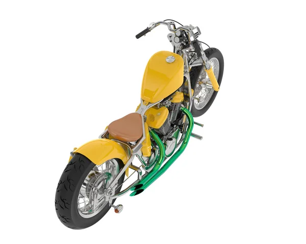 Motocicleta Aislada Sobre Fondo Representación Ilustración —  Fotos de Stock