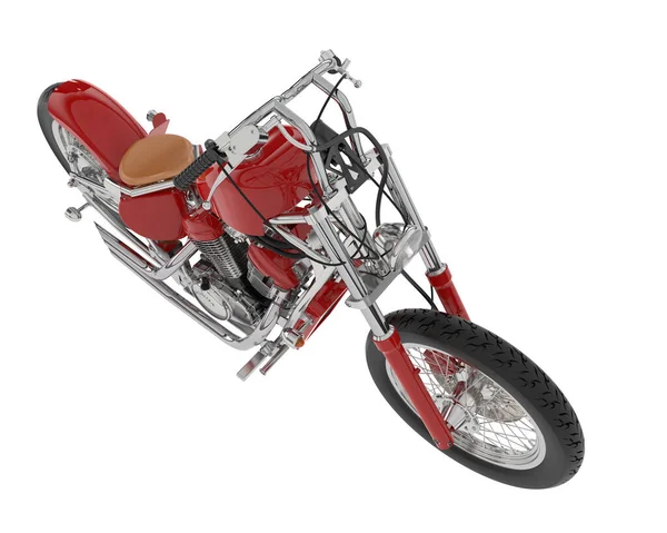 Motocykl Izolovaný Pozadí Vykreslování Ilustrace — Stock fotografie