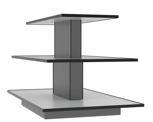 Table Rectangulaire Isolée Arrière Plan Rendu Illustration — Photo