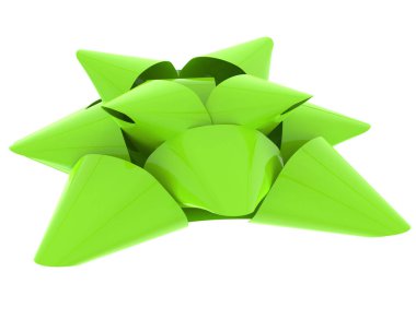 Arka planda yay izole. 3d görüntüleme - illüstrasyon