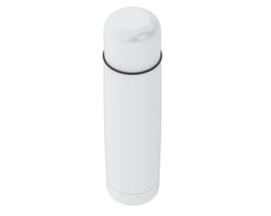 Arkaplanda izole edilmiş termos 3d görüntüleme - illüstrasyon 