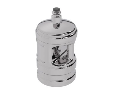 Plastik su şişesi. gerçekçi resimleme