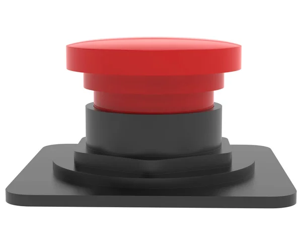 Ilustración Representación Botón Rojo —  Fotos de Stock