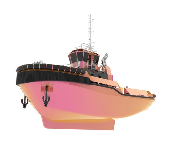 Vissersboot Geïsoleerd Achtergrond Weergave Illustratie — Stockfoto
