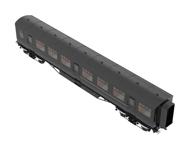 Tåg Vagn Isolerad Vit Bakgrund — Stockfoto