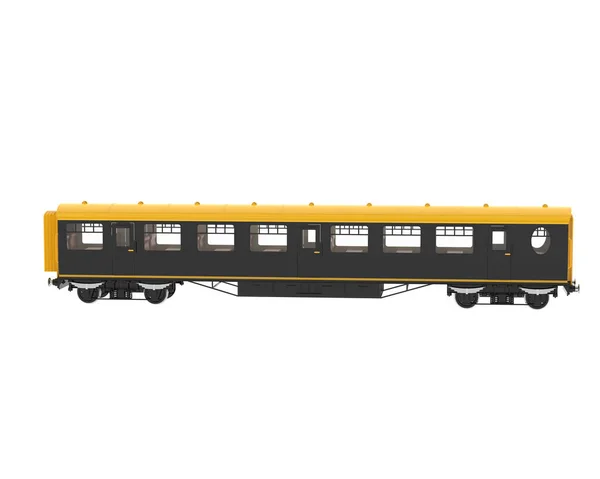 Wagon Kolejowy Izolowany Białym Tle — Zdjęcie stockowe