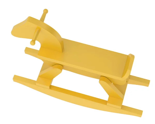 レース馬のおもちゃの3Dモデル — ストック写真