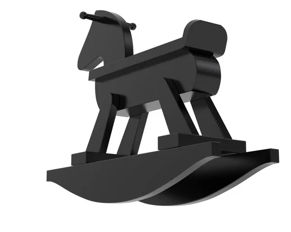 Модель Скаковой Лошадиной Игрушки — стоковое фото