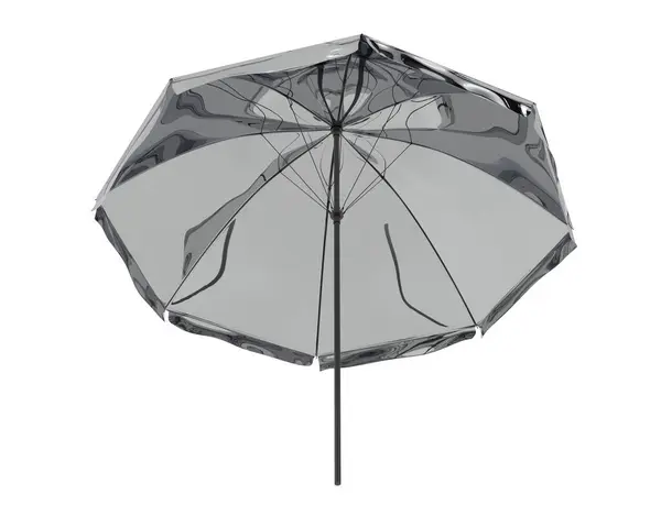 Geopende Paraplu Geïsoleerd Witte Achtergrond — Stockfoto