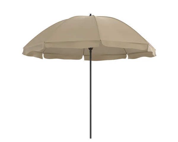 Öppnade Paraply Isolerad Vit Bakgrund — Stockfoto