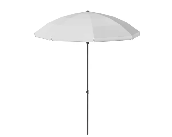 Parapluie Ouvert Isolé Sur Fond Blanc — Photo