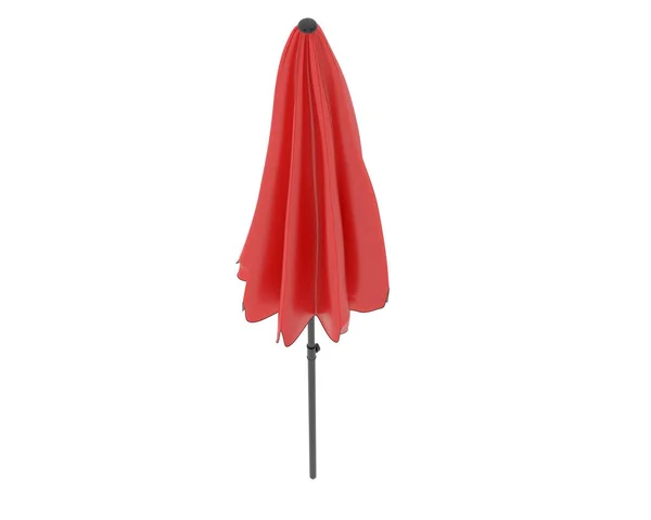バックグラウンドで孤立した傘 3Dレンダリング イラスト — ストック写真
