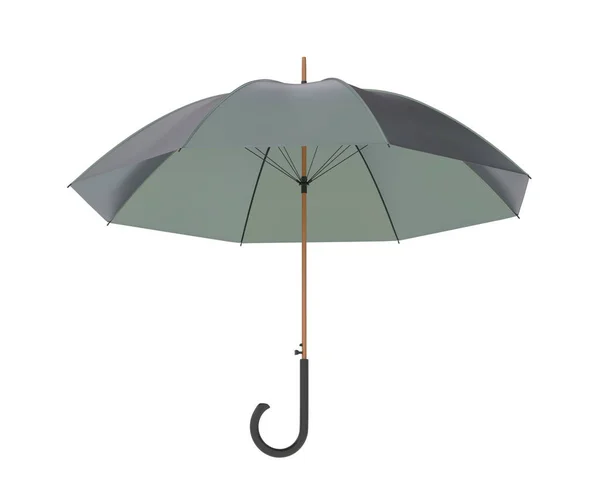 Parapluie Ouvert Isolé Sur Fond Blanc — Photo
