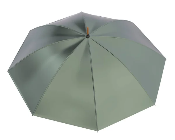 Åpnet Paraply Isolert Hvit Bakgrunn – stockfoto