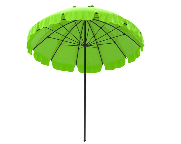伞状孤立的背景 3D渲染 — 图库照片