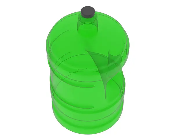 Botella Jarra Agua Plástico Ilustración Realista —  Fotos de Stock