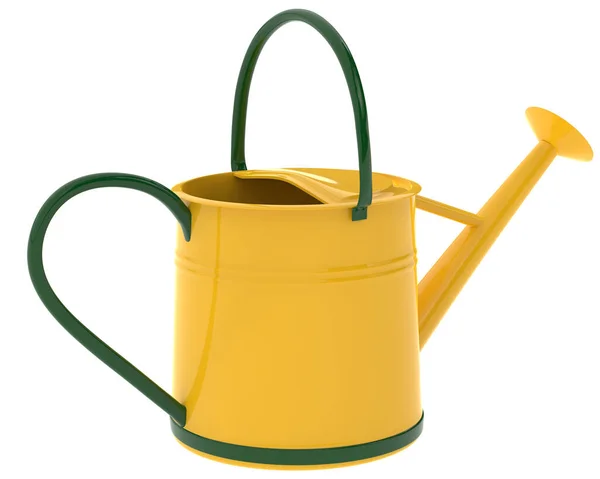 Watering Can Isolated White Background — Stock Photo, Image