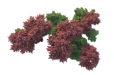 Orman ıssız. Görüntü pankartlar, posterler ya da fotoğraf manipülasyonları için kullanışlı. 3d görüntüleme - illüstrasyon