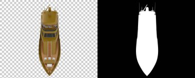 zengin süper yatlar beyaz arkaplanda izole edilmiş