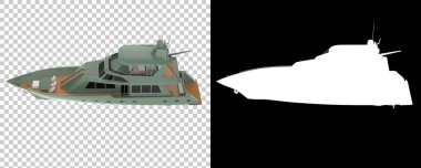 zengin süper yatlar beyaz arkaplanda izole edilmiş