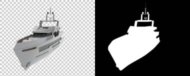 büyük iki büyük yat beyaz arkaplanda izole edilmiş.