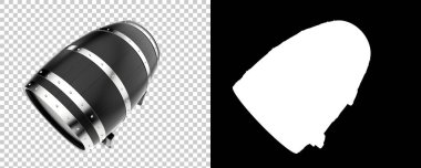 Fıçı beyaz arka planda izole edilmiş. 3d görüntüleme - illüstrasyon