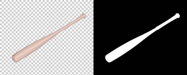 Beyzbol sopası ikonu, çizgi film stili. 