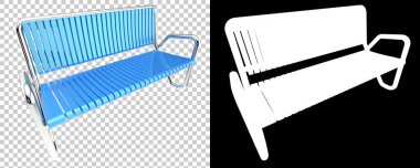 Şeffaf ve siyah arkaplanda basit bir bank tasarımı