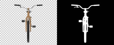 beyaz arkaplanda modern bmx bisiklet