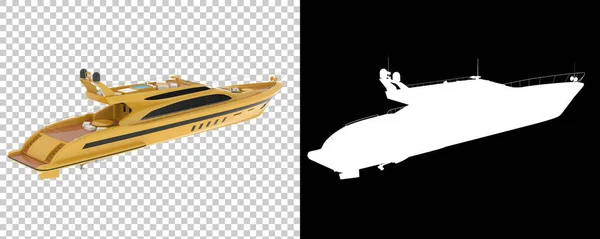 Δύο Τρισδιάστατα Μοντέλα Super Yachts Που Απομονώνονται Λευκό Φόντο — Φωτογραφία Αρχείου