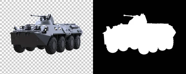 Военный Автомобиль Белом Фоне Рендеринг Иллюстрация — стоковое фото