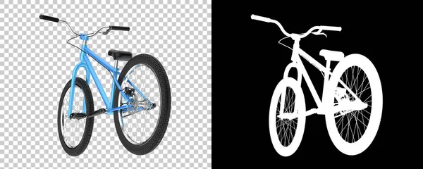 Modern Bmx Cykel Vit Bakgrund — Stockfoto
