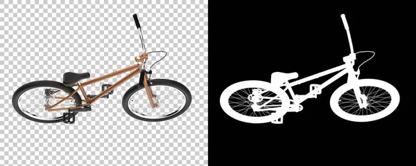 ホワイトバックにモダンなBmx自転車 — ストック写真